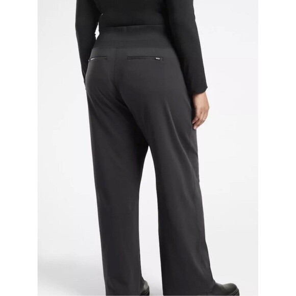 Athleta Venice High Rise Wide Leg Pant Black Pull On 982868 Womens Plus Size 3X - Picture 2 of 16